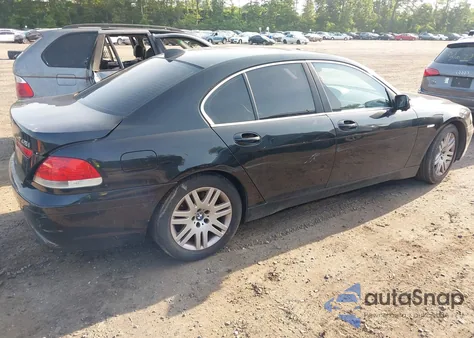 2003 BMW 745I from USA, damaged, VIN WBAGL63483DP67483